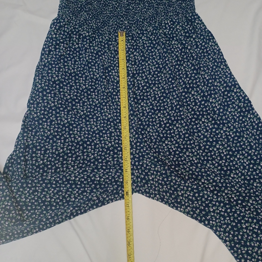DAKOTOO women 2XL Blue Floral Women's Jumpsuit - Picture 12 of 16